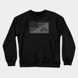 K9 US Flag Subdued Patch Crewneck Sweatshirt